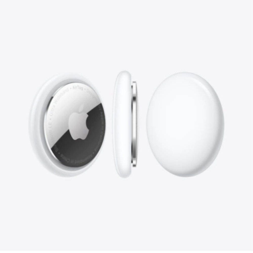 New Genuine Apple AirTag Bluetooth Tracker 4 Pack - Silver (MX542AM/A) NWT - Picture 3 of 4